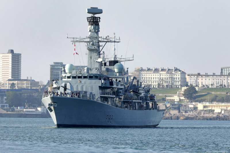 英國媒體報導，英國皇家海軍「薩默塞特號(F82)」巡防艦可能加入在北海作業的挪威海軍協助北溪天然氣管線維安工作。   圖：翻攝英國國防部官網