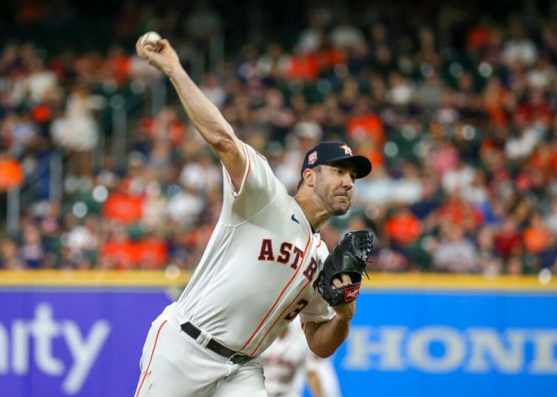 休士頓太空人王牌投手Justin Verlander。   圖／美聯社／達志影像