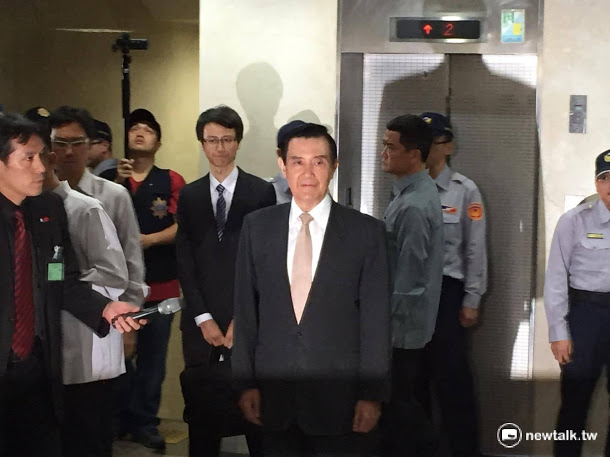 台北地院在21日開庭審理洩密案，前總統馬英九在法庭上表示，自己並沒有犯罪。   圖：新頭殼資料照片