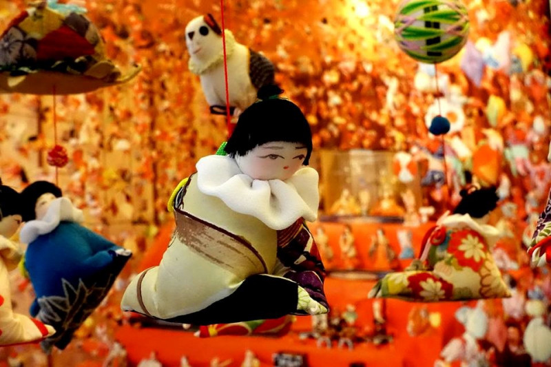 さげもん玩偶，就是媽媽為了出嫁的女兒做的祈福吊飾。   圖：社團法人台灣歷史資源經理學會提供