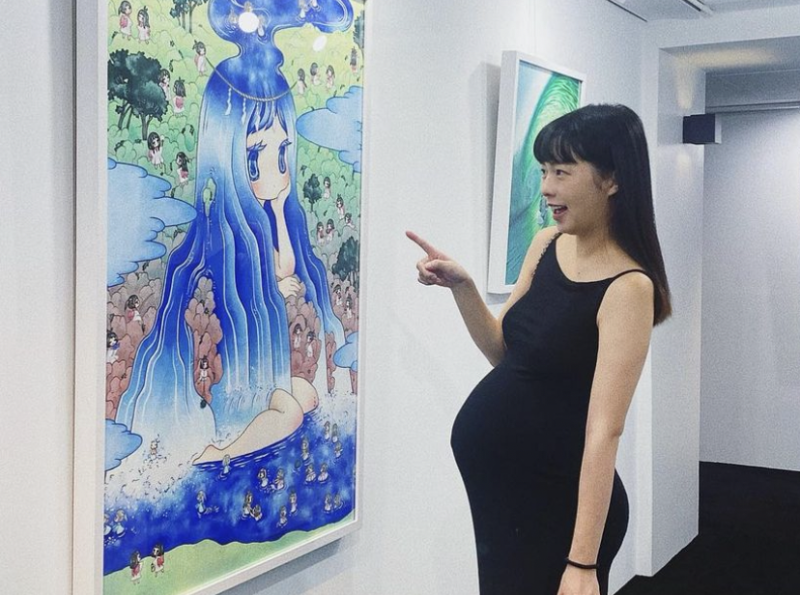 女星簡廷芮今曝順產喜訊，誕下二寶她直呼「緊張到抖！」   圖：翻攝自簡廷芮IG
