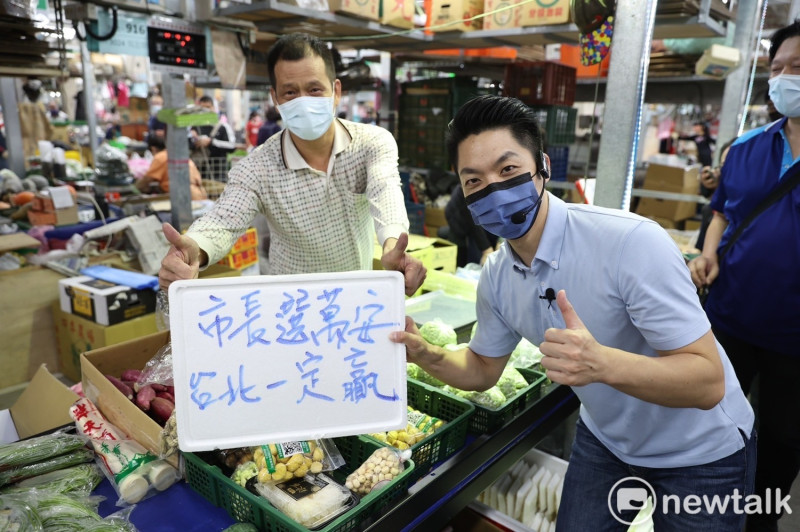 國民黨台北市長參選人蔣萬安。   圖：蔣萬安競選辦公室/提供