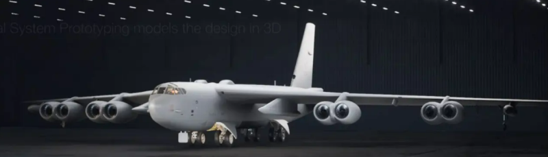 波音發表了 B-52 升級後的最新版外觀，機鼻、引擎艙、掛架、機背都出現明顯變化。(示意圖)   圖: 翻攝自波音