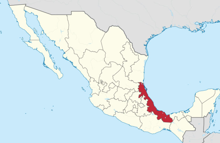 根據新聞團體的統計，韋拉克魯斯州是墨西哥境內對記者最危險的地區之一。   圖：翻攝維基網站
