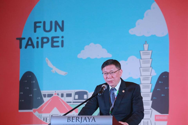 台北市長柯文哲27日上午原定要拜會馬來西亞吉隆坡市長，但對方臨時取消了會面行程，柯文哲只好改為安排赴馬來西亞華人公會參訪。   圖：台北市政府提供