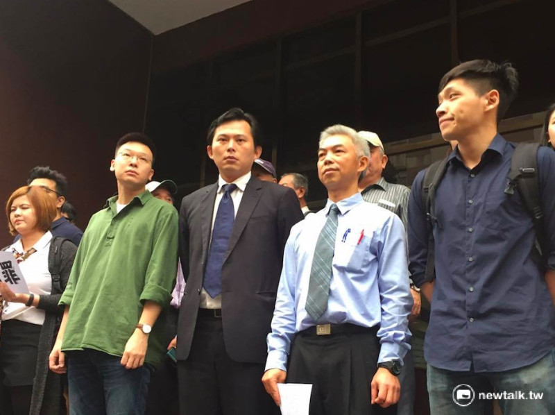 針對318太陽花學運佔領立法院，台北地方法院31日一審宣判「全數無罪」。   圖：鄭佑漢/攝
