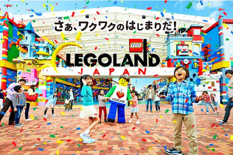 名古屋樂高樂園建設費約320億日元，佔地約9.3公頃，2歲至12歲的兒童能夠和家人一起體驗40種以上的表演及遊樂項目。   圖：翻攝LEGOLAND Japan臉書