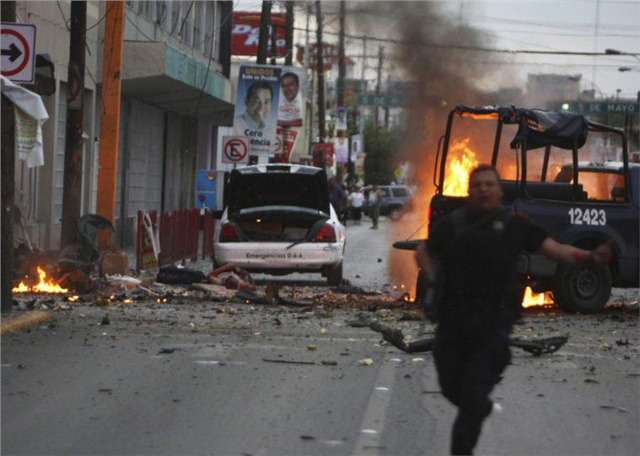 墨西哥華雷斯城的治安敗壞，毒梟橫行。   圖:翻攝自網路