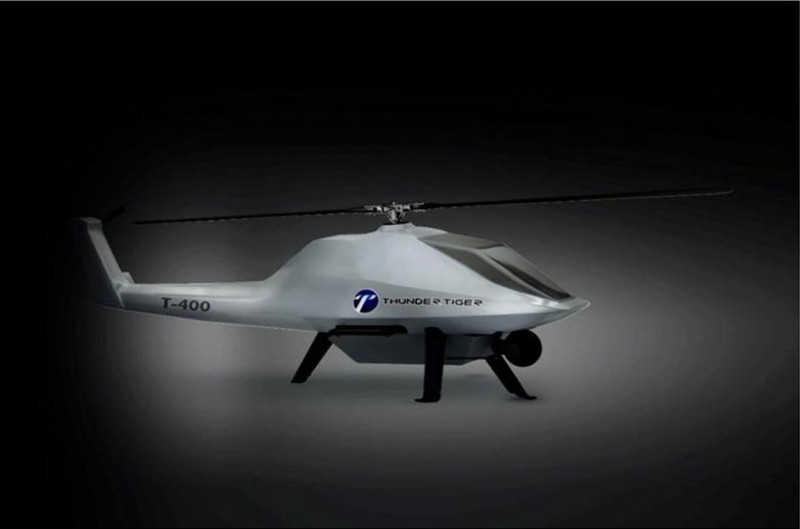 國內無線電遙控模型大廠雷虎科技研發「無人直升機T-400」正式通過經濟部「軍民通用無人機能量籌件計劃」審議，正式進軍全球國防軍工產業。   圖：雷虎科技提供