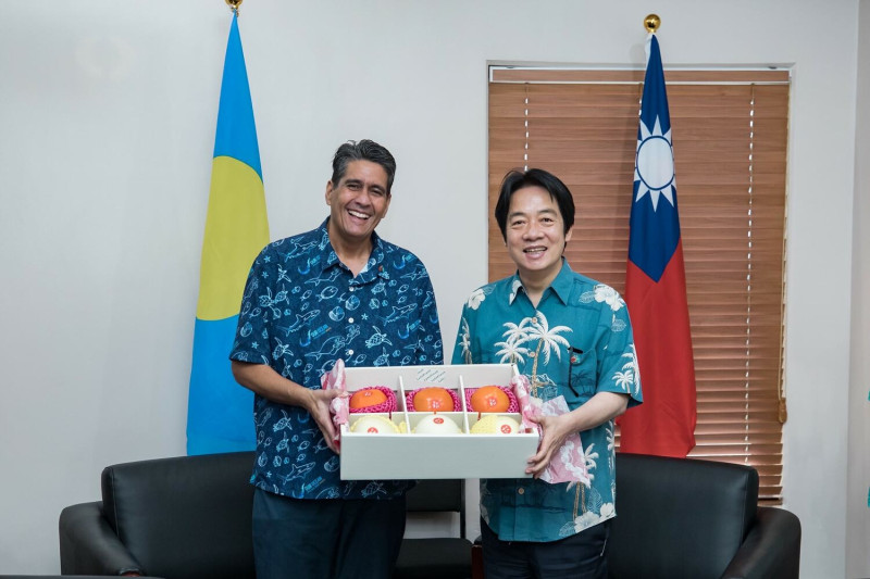 副總統賴清德2022年率團訪問帛琉。   圖：翻攝賴清德臉書