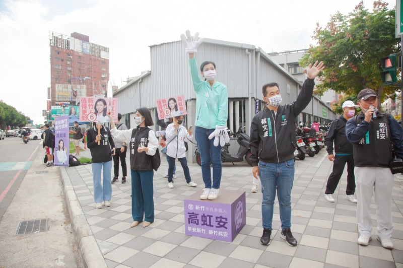 民眾黨新竹市長候選人高虹安。   圖：高虹安競選團隊 / 提供