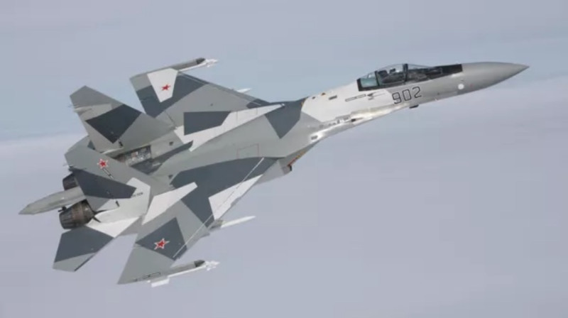 俄羅斯俄羅斯國家技術集團系列軍用飛機參加珠海航展。圖為Su-35多用途戰鬥機。   圖： 俄羅斯國防出口公司提供