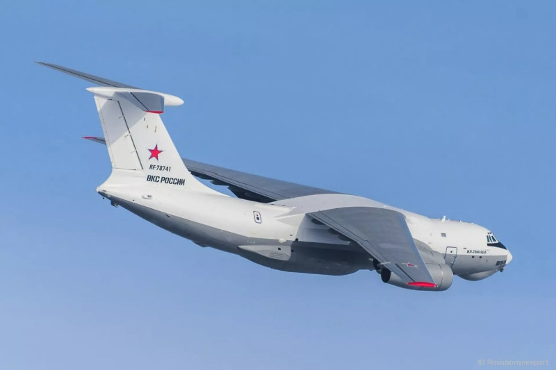俄羅斯俄羅斯國家技術集團系列軍用飛機參加珠海航展。圖為IL-78MK-90A加油機。   