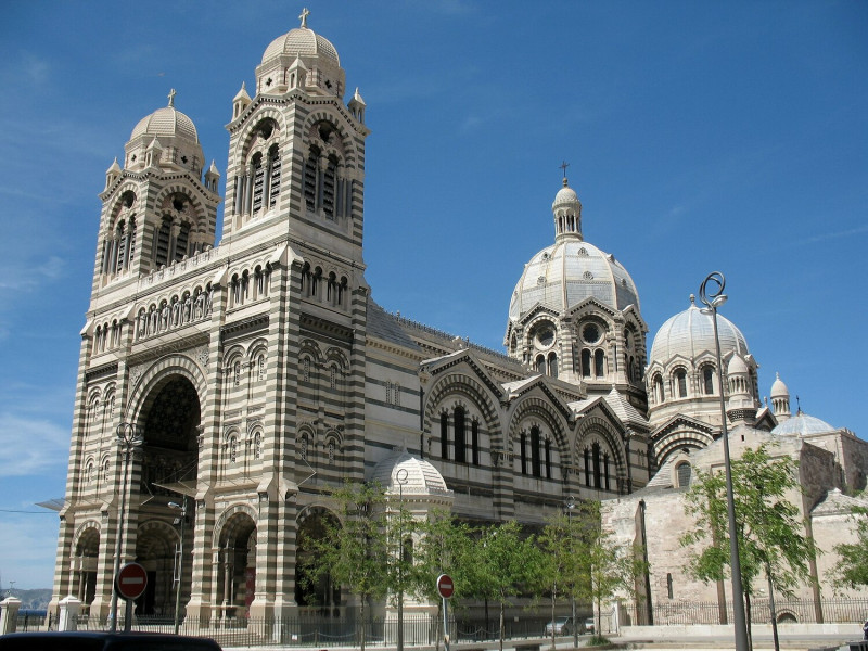 法國馬賽主教座堂。   圖：翻攝自維基百科（資料照）