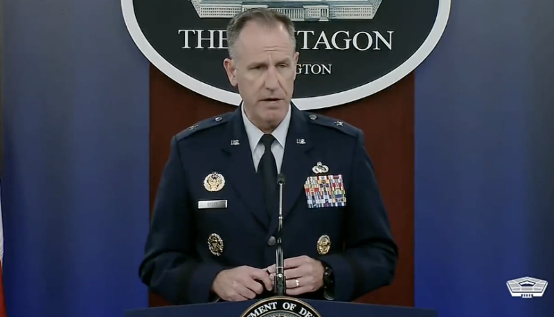 美國國防部發言人賴德（Patrick Ryder）。   圖：翻攝自美國防部影片（資料照）