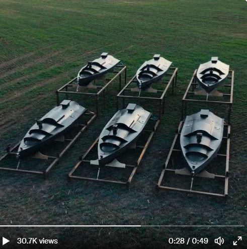 烏克蘭證實「無人自殺快艇」的存在。   圖：翻攝自United 24推特