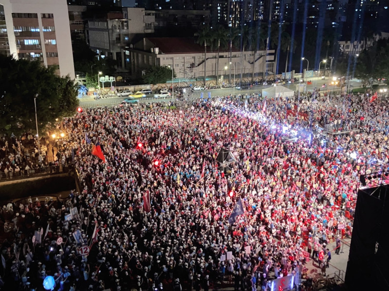 「再一次歡呼、六六大勝」晚會吸引5萬支持民眾到場共襄盛舉。   圖：侯友宜選舉辦公室提供