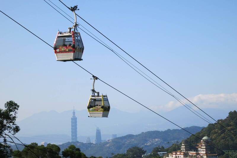 貓空纜車將從11月27日至12月10日進行年度檢修。   圖：台北捷運／提供