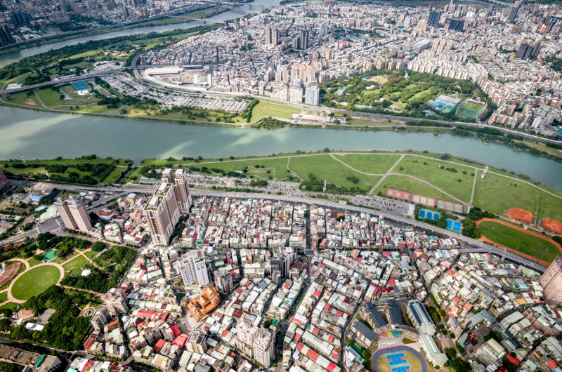 大陳社區空拍照。   圖：新北市都更處提供