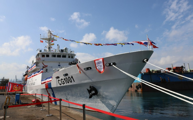  1000 噸級巡防艦 CG1001 彰化艦。   圖:台船公司提供