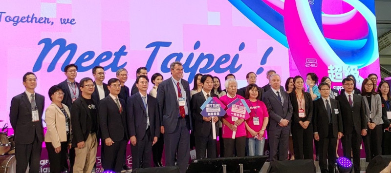 錢念群代表新北市政府參與2022MeetTaipei創新創業嘉年華。   圖：新北市青年局提供