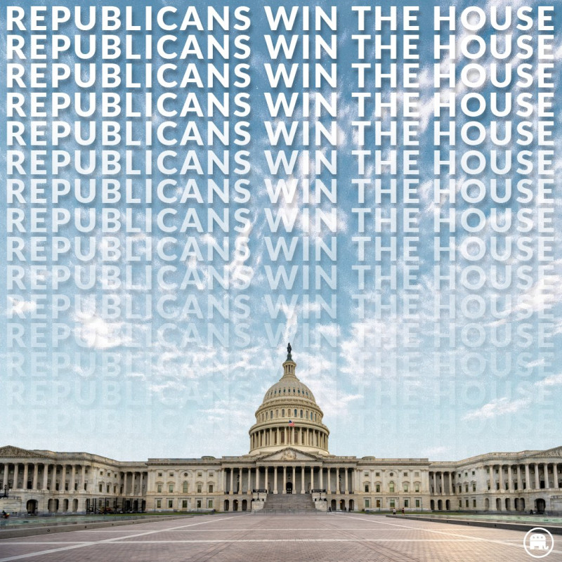 美國期中選舉，共和黨確定拿下眾議院。   圖：翻攝自推特