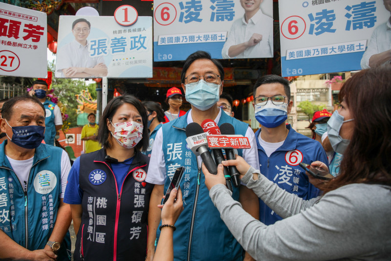 國民黨桃園市長候選人張善政。   圖：張善政競選團隊 / 提供