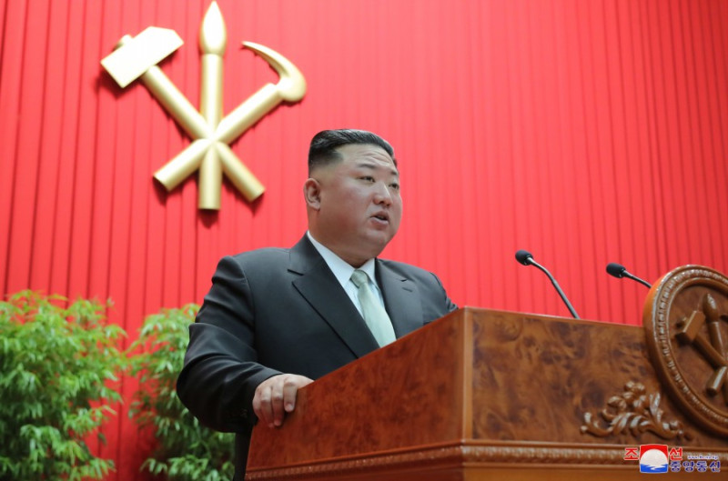 北韓領導人金正恩。   圖：翻攝朝中社
