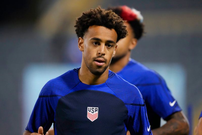 美國國家足球隊新任隊長Tyler Adams。   圖／美聯社／達志影像