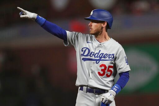 洛杉磯道奇隊Cody Bellinger。   圖／美聯社／達志影像