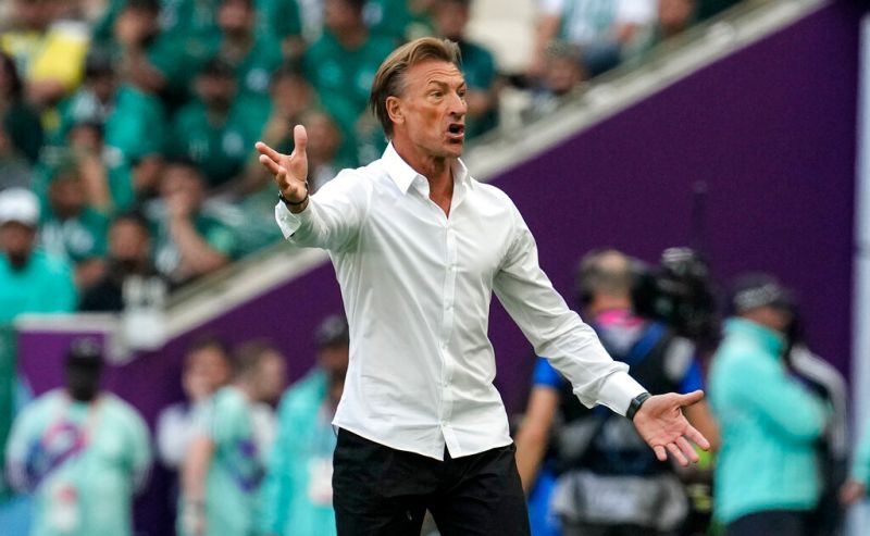 沙烏地阿拉伯男足國家隊主帥Herve Renard。   圖／美聯社／達志影像