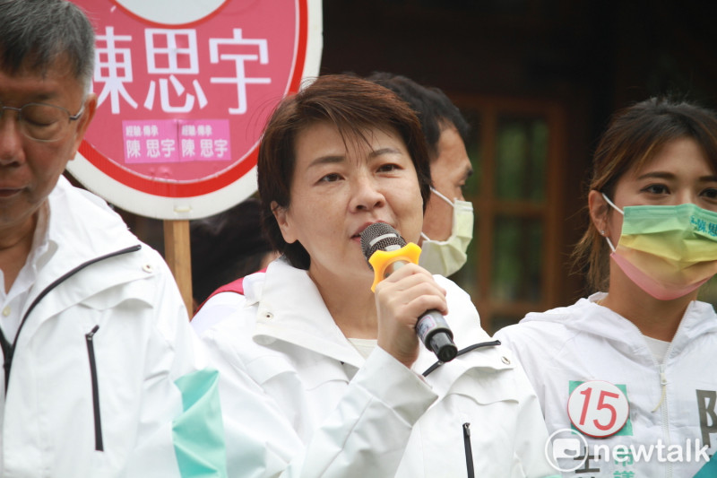 無黨籍台北市長候選人黃珊珊。   圖：周煊惠 / 攝