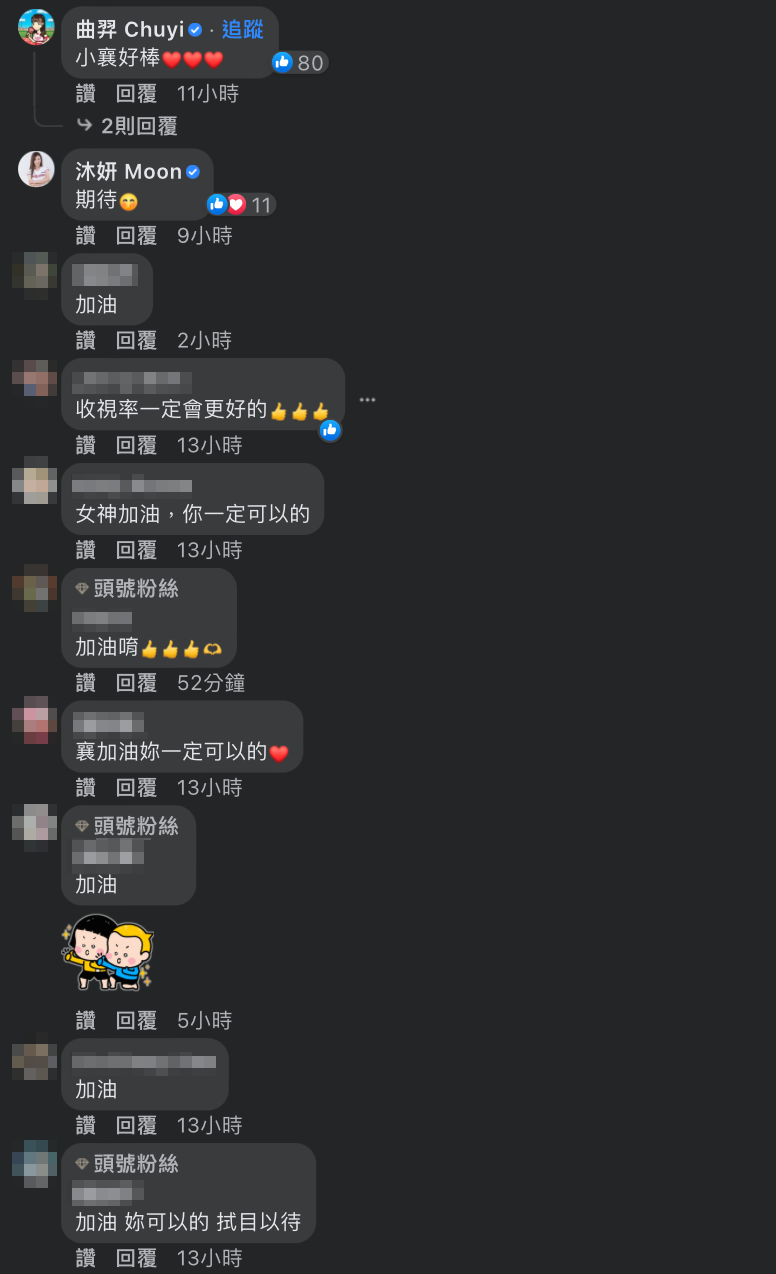 粉絲也為她加油打氣，相當看好她的表現。   圖：翻攝自林襄FB