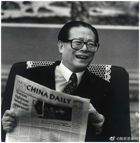 前中共領導人江澤民於30日中午病逝上海。   圖：翻攝自微博（資料照）