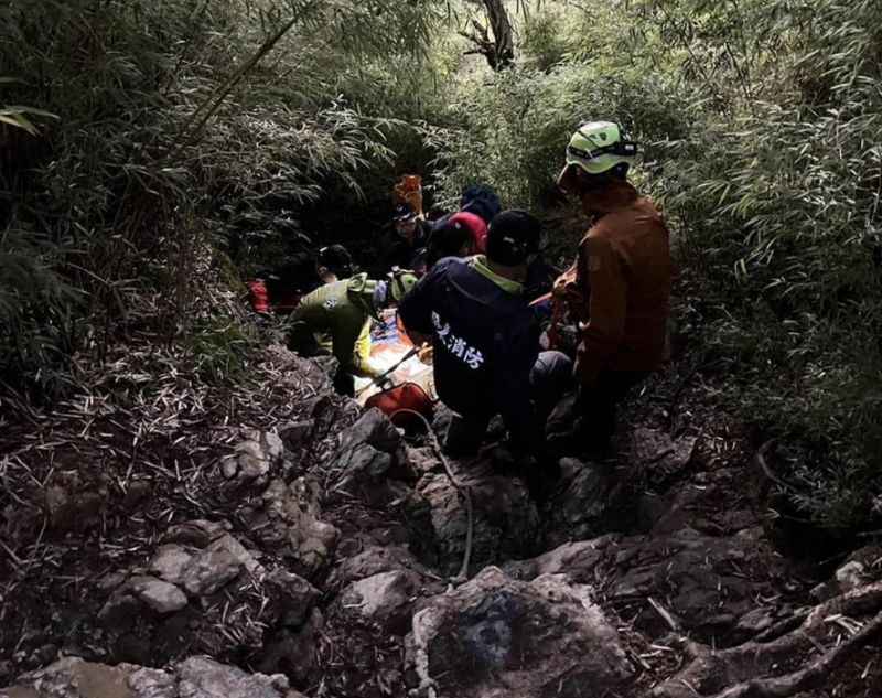 ▲屏東縣泰武鄉北大武山昨（2）日發生山難事件，一名51歲林姓男登山客獨自前往攀登北大武山，過程中疑似因為滑倒，摔落山谷，被一名王姓山友發現時已經沒了生命跡象。（圖／翻攝畫面）   