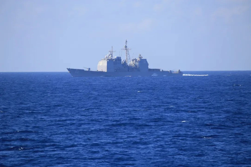 美國「錢斯洛斯維爾」號導彈巡洋艦   圖：翻攝自陸網