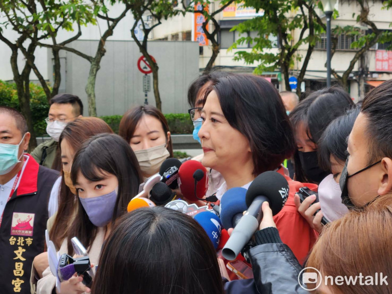 國民黨台北市第三選區立委補選參選人王鴻薇昨晚接到恐嚇電話。   圖：黃建豪/攝