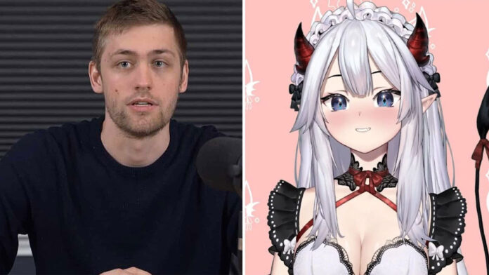 美國知名實況主「Sodapoppin」和VTuber「Veibae」。   圖：翻攝自Twitch/Sodapoppin、Veibae