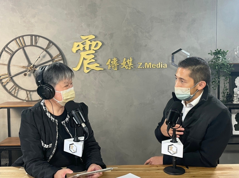 吳怡農接受震傳媒節目主持人黃光芹訪問   圖：震傳媒提供