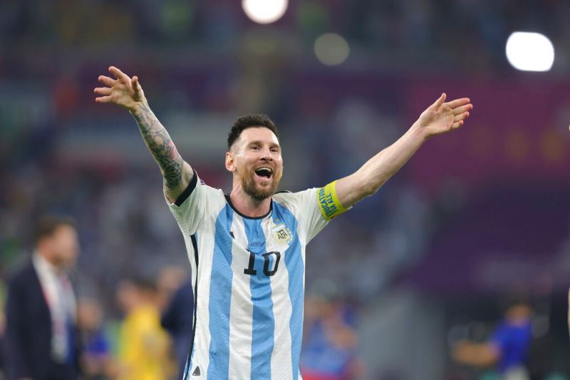 超級巨星梅西(Lionel Messi)鬆口「決賽將是我在世界盃上的最後一場比賽」。   圖／美聯社／達志影像