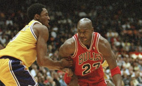 Michael Jordan與Kobe Bryant未來會出現在重要獎項中。   圖／美聯社／達志影像