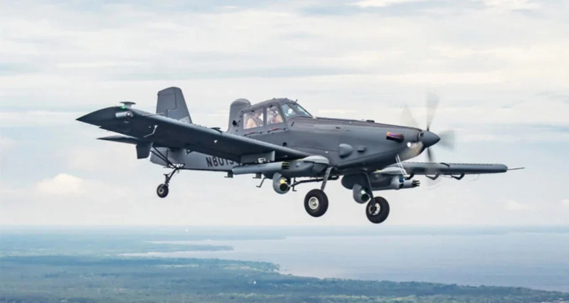 美國空軍特戰部隊新機AT-802U Sky Warden。   圖：翻攝U.S. Air Force