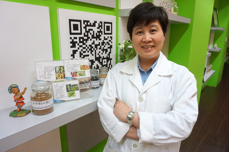 大葉大學生科系副教授宋祖瑩3年前開始研究台灣紅藜。   圖：大葉大學提供。