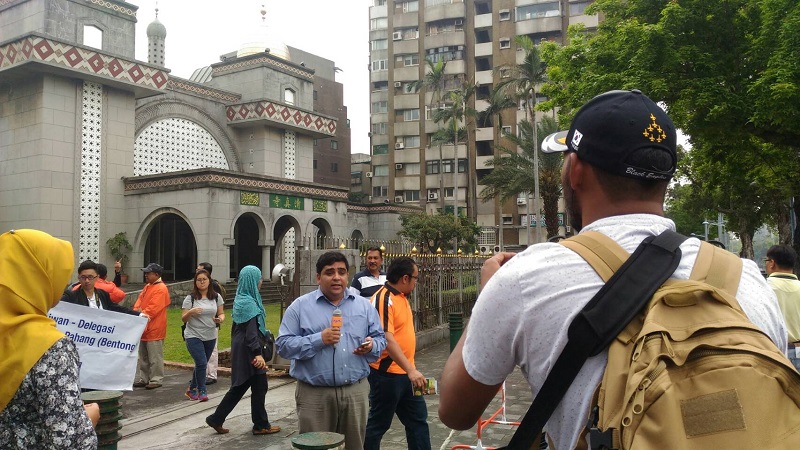大馬媒體針對臺北清真寺及友善環境進行相關報導   圖：台北市政府提供