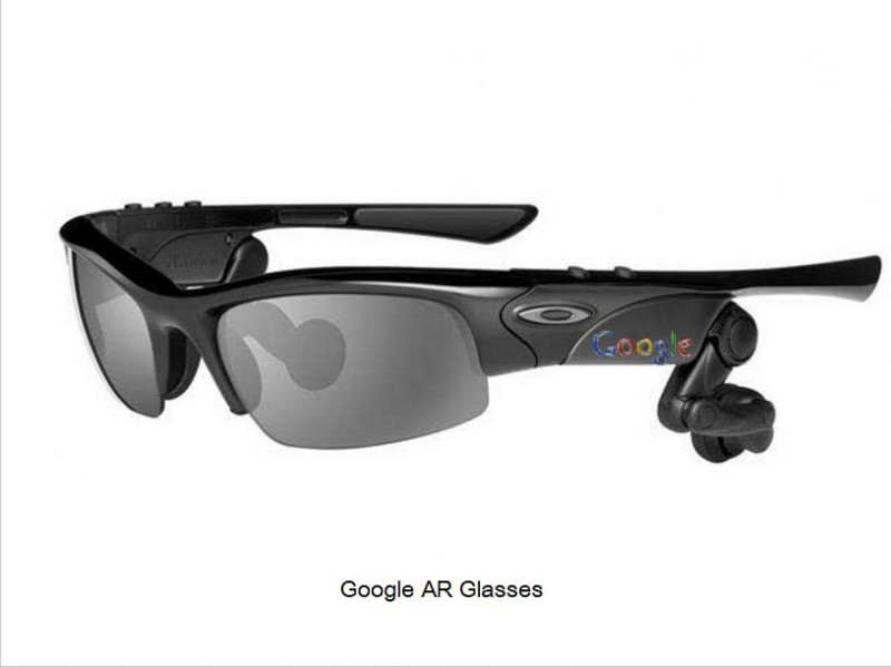 圖為Google已開發的AR眼鏡。   圖:翻攝自網路。