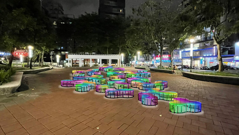 藝術家路瓦·里維拉（Lua Rivera）作品「榮容」。   圖：台北市觀傳局 / 提供
