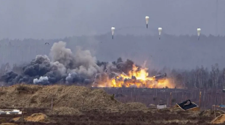 烏俄雙方進入對轟模式，皆對對方本土進行空襲轟炸。   圖：翻攝自騰訊網