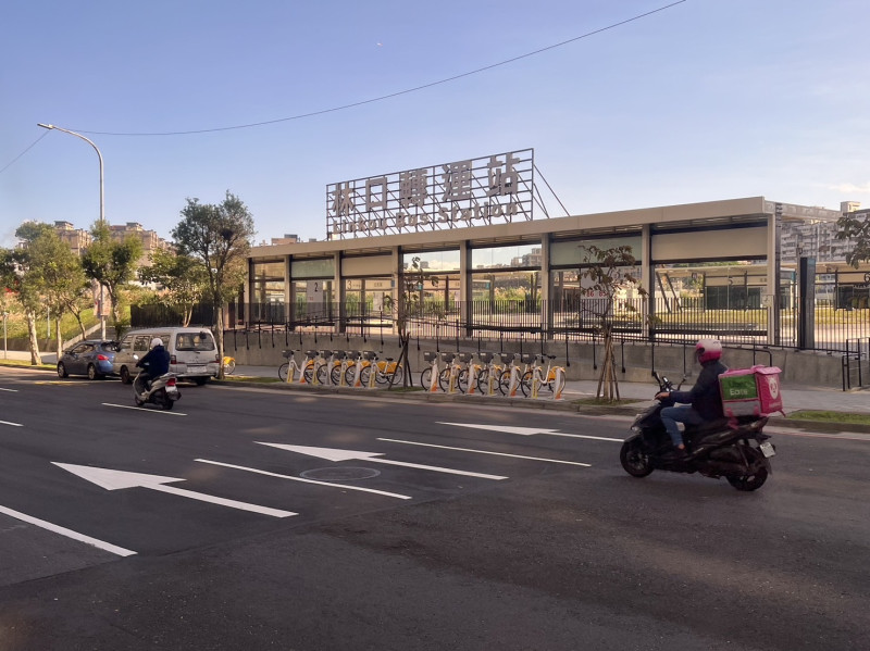 林口轉運站YouBike租賃站。   圖：新北市交通局提供