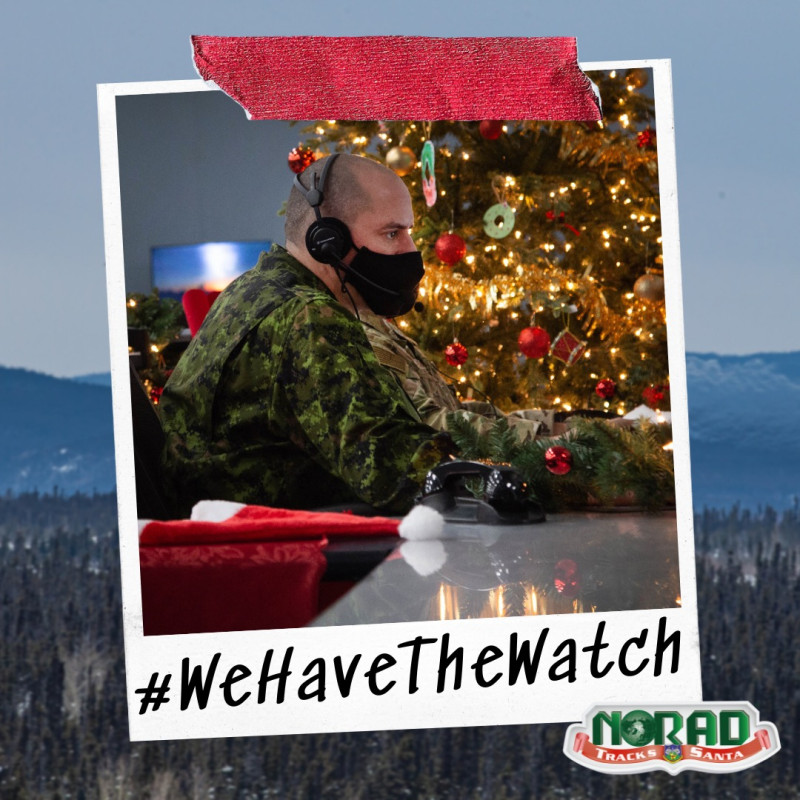 「北美防空司令部」( NORAD )將在平安夜追蹤聖誕老人的行蹤。   圖:翻攝自臉書 NORADTracksSanta