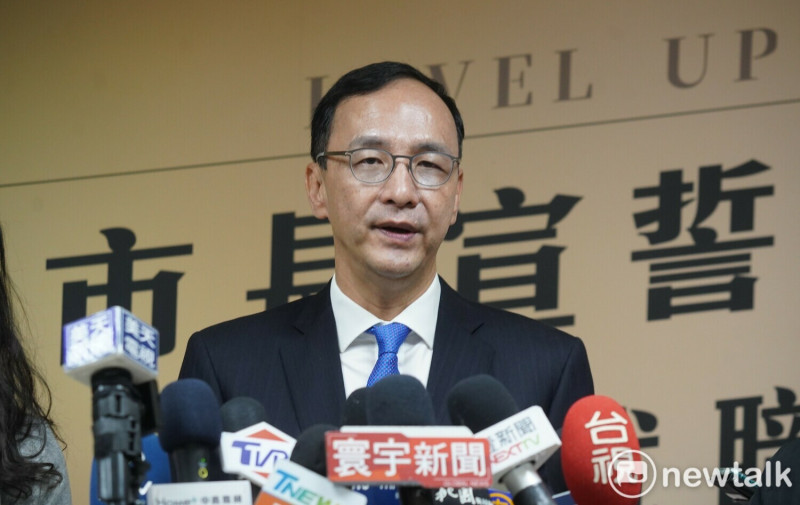 國民黨主席朱立倫表示，夏立言訪問中國是要解決台灣農漁產品經貿問題，台灣基進痛批夏立言和國民黨又再騙。   圖：林昀真/攝（資料照）